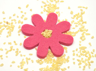 Image showing Bulgur and felt decoration