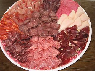 Image showing Platter of meat