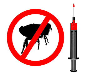 Image showing Inoculation against fleas