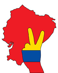 Image showing Ecuador hand signal