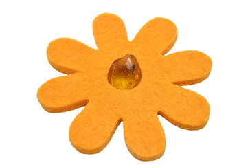 Image showing Amber  on felt