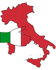 Image showing Welcome to Italy