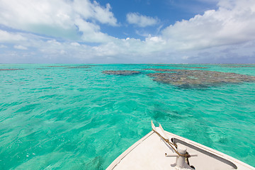 Image showing boating at cook islands