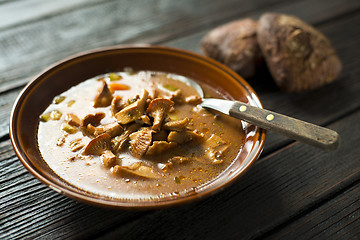 Image showing mushroom soup