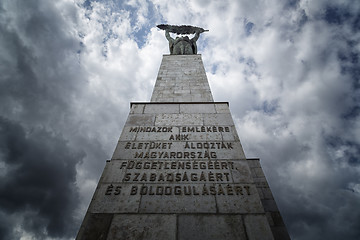 Image showing The Liberty Statue in Budapest