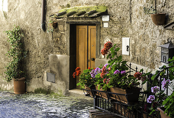 Image showing Traditional Italian homes