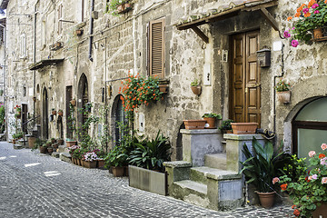 Image showing Traditional Italian homes