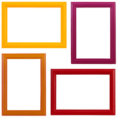 Image showing Painted picture frames