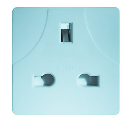 Image showing British plug socket