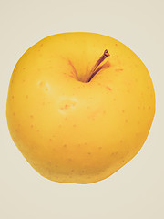 Image showing Retro look Apple fruit