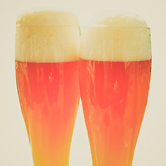 Image showing Retro look Beer