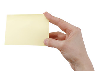 Image showing One Post it