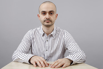 Image showing Man at desk