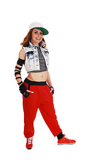 Image showing Pretty hip hop woman.