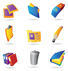 Image showing Icons for office