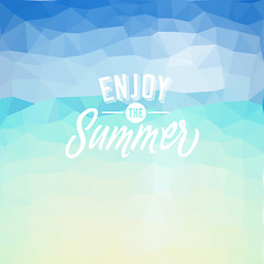 Image showing Summer holiday tropical beach background