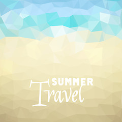 Image showing Summer holiday tropical beach background