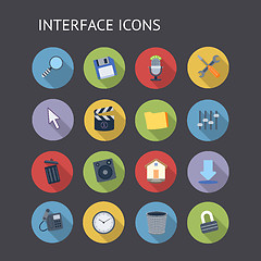 Image showing Flat Icons For Interface