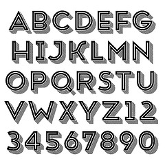 Image showing Handmade sans-serif font