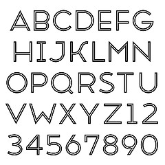 Image showing Handmade sans-serif font