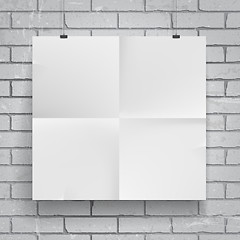 Image showing Blank paper poster