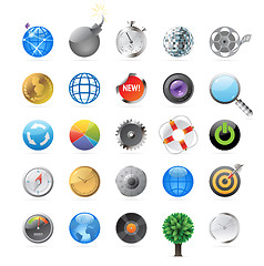 Image showing Icons for circles