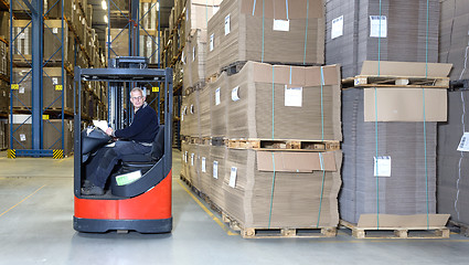 Image showing Reach Truck driver