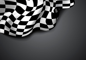 Image showing Checkered flag