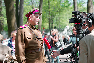 Image showing Timur Cherepnin gives an interview