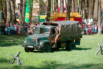 Image showing Timur Cherepnin on truck