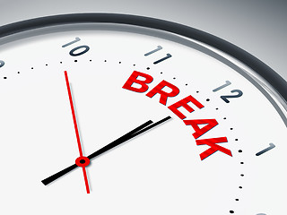 Image showing time for a break