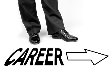 Image showing black shoes career