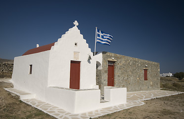 Image showing greek island church