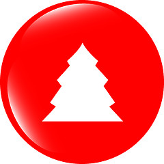 Image showing button with christmas tree on it