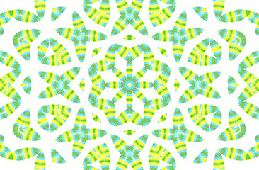 Image showing Abstract color concentric pattern