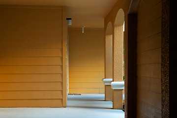 Image showing orange florida entryway