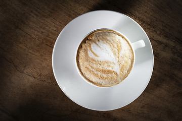 Image showing cup of cappuccino