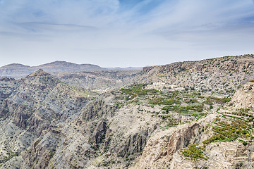 Image showing Oman Saiq Plateau Village