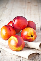 Image showing fresh nectarines