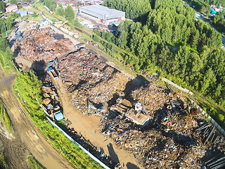 Image showing Scrap metal and iron dump