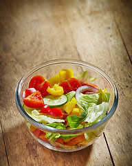 Image showing fresh vegetable salad