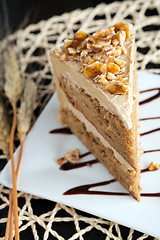 Image showing Almond Toffee Cake