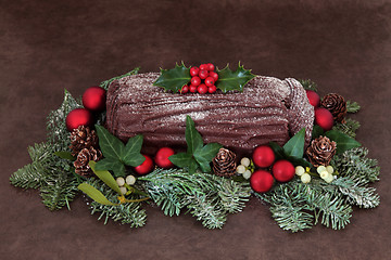 Image showing Yuletide Log