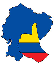 Image showing Ecuador hand signal