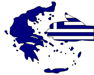 Image showing Welcome to Greece
