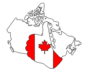 Image showing Canadia hand signal