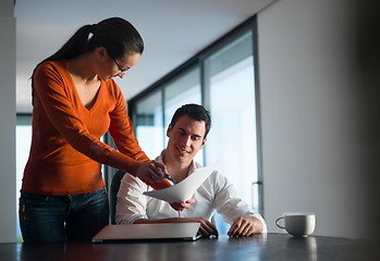 Image showing business people team on meeting