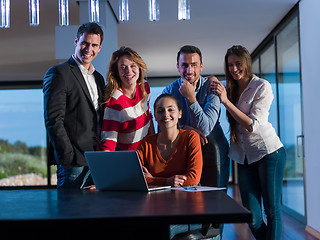 Image showing business people team on meeting