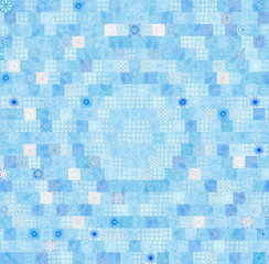 Image showing Blue background with abstract pattern