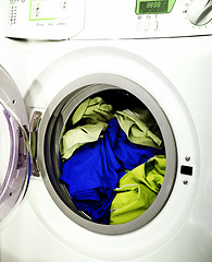 Image showing Clothes in laundry